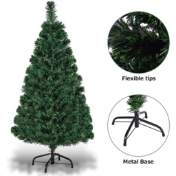 Shatchi Nova Fibre Optic Christmas Tree 2ft - Green - Wilko - thumbnail 5
