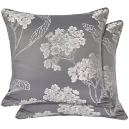 Serene English Garden Grey Cushion Cover 43 x 43cm - Wilko - thumbnail 1