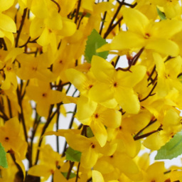 Leaf Yellow Forsythia Artificial Tree in Pot 120cm - Size: 120 x 50 x 50cm - Wilko - thumbnail 3