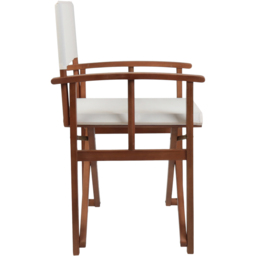 Charles Bentley Eucalyptus Pair Director Chair Cream - Size: H85 x W55 x D54cm - Wilko - thumbnail 5