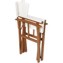 Charles Bentley Eucalyptus Pair Director Chair Cream - Size: H85 x W55 x D54cm - Wilko - thumbnail 7