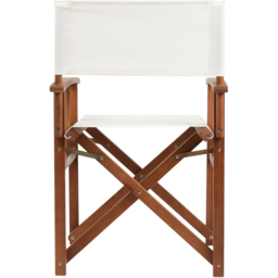 Charles Bentley Eucalyptus Pair Director Chair Cream - Size: H85 x W55 x D54cm - Wilko - thumbnail 6