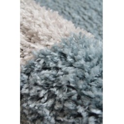 Homemaker Duck Egg Blocks Snug Shaggy Rug 120 x 170cm - Blue - Wilko - thumbnail 3