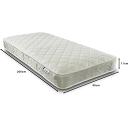 Extreme Comfort European Small Single White Foam Free Pinna Coil Inner Spring Mattress - eXtreme comfort ltd - Wilko - thumbnail 7