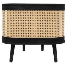 Birlea Noah 2 Shelf Black Rattan Coffee Table - Size: 49 x 110 x 55cm - Wilko - thumbnail 5
