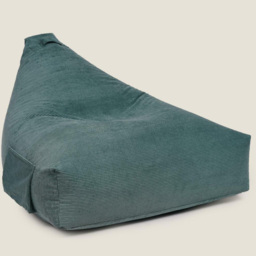 Kaikoo Green Cord Sumo Tripod Bean Bag - Wilko - thumbnail 3