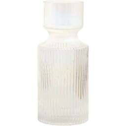 Premier Housewares Breamo Vase Small - Size: 11 x 11 x 25cm - Clear - Wilko - thumbnail 1