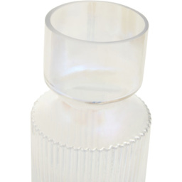 Premier Housewares Breamo Vase Small - Size: 11 x 11 x 25cm - Clear - Wilko - thumbnail 5