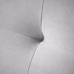 Home Source 2 Seater Grey Crushed Velvet Folding Sofa Bed with Armrests and Metal Legs - Wilko - thumbnail 6