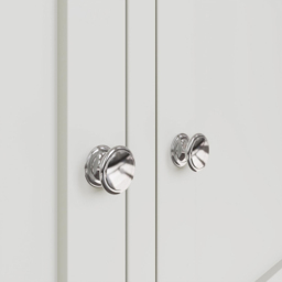 FWStyle Taberno 2 Drawer 2 Door White Linen and Oak Sideboard - Size: 76 x 96 x 33cm - Wilko - thumbnail 6