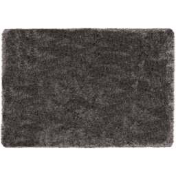 My Luxe Charcoal Rug 160 x 230cm - Size: 160 x 230 x 6cm - grey - Wilko