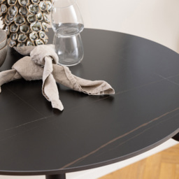 Florence Malta 2 Seater Round Ceramic Bar Table Matt Black - Furniture To Go - Wilko - thumbnail 7