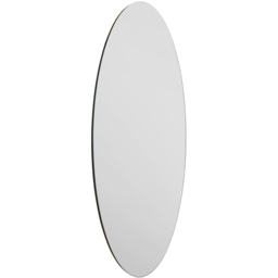 MirrorOutlet The Ovale Frameless Oval Wall Mirror 120 x 50cm - Clear - Wilko - thumbnail 4