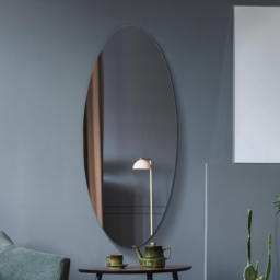 MirrorOutlet The Ovale Frameless Oval Wall Mirror 120 x 50cm - Clear - Wilko - thumbnail 5