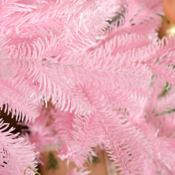 Everglow Pink Artificial Christmas Tree 5ft - Wilko - thumbnail 4
