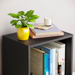 VIDA DESIGNS Oxford 2 Cube Black Bookcase - Size: 2 Shelf - Wilko - thumbnail 6