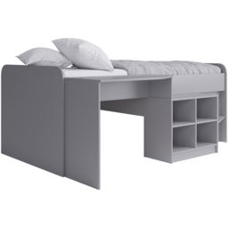 Kudl Grey MFC Pilot Cabin Bed - Size: Single - Wilko - thumbnail 5