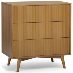 Teamson Home Tremolo 3 Drawer Natural Dresser - Wilko - thumbnail 3