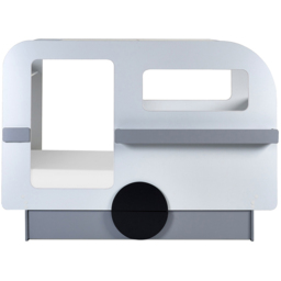 Julian Bowen Tourer Single Vapor Grey and White Caravan Bed - Size: Toddler - Wilko - thumbnail 4