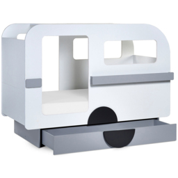 Julian Bowen Tourer Single Vapor Grey and White Caravan Bed - Size: Toddler - Wilko - thumbnail 5