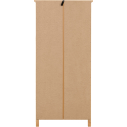 Seconique Oslo 2 Door Antique Pine Wardrobe - Brown - Wilko - thumbnail 7