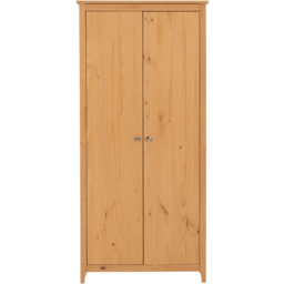 Seconique Oslo 2 Door Antique Pine Wardrobe - Brown - Wilko - thumbnail 4