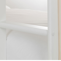 Julian Bowen Nova White and Pine Two Tone Bunk Bed - Size: Single - Wilko - thumbnail 6