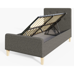 GFW Ashbourne Single Dark Grey Side Lift Ottoman Bed - Wilko - thumbnail 6