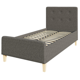 GFW Ashbourne Single Dark Grey Side Lift Ottoman Bed - Wilko - thumbnail 5
