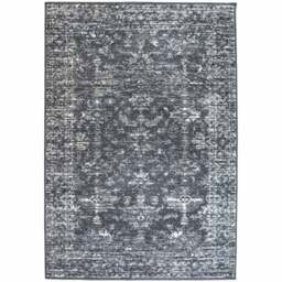 Traditional Style Rug Charcoal 67 x 200cm - Grey - Homemaker - Wilko - thumbnail 1