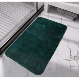 Emerald Green Supersoft Bath Mat 45 x 75cm - Wilko - thumbnail 4