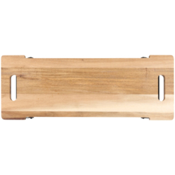 Acacia Wood Cheese Board with Stand - Natural - My Kitchen - Wilko - thumbnail 4