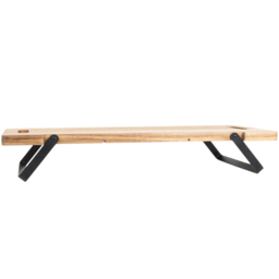 Acacia Wood Cheese Board with Stand - Natural - My Kitchen - Wilko - thumbnail 3