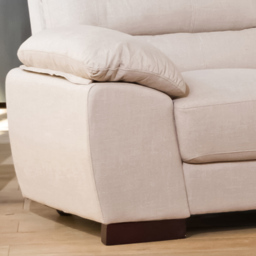 Westbrook 2 Seater Sand Sofa - Cream - Artemis Home - Wilko - thumbnail 4