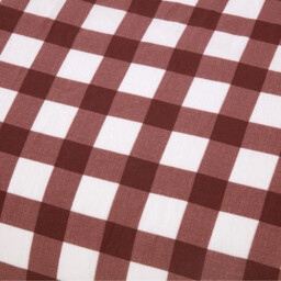 Catriona Gingham Duvet Set Burgundy Double - Wilko - thumbnail 6