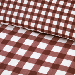 Catriona Gingham Duvet Set Burgundy Double - Wilko - thumbnail 5
