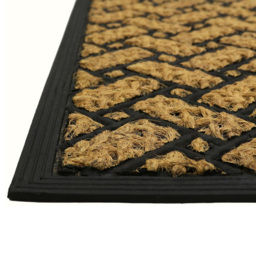 JVL Alba Parquet Woven Scraper Doormat 40 x 60cm - JVL Homewares - Wilko - thumbnail 5