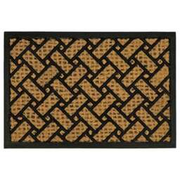 JVL Alba Parquet Woven Scraper Doormat 40 x 60cm - JVL Homewares - Wilko - thumbnail 1