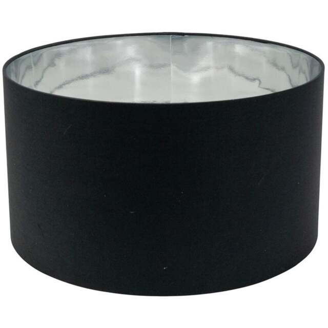 ValueLights Reni Black and Chrome Inner Large Pendant Shade - Size: 25 x 45 x 45cm - Wilko - image 1
