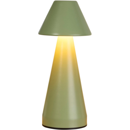 Lighting Collection Cone Sage Green Rechargeable LED Table Lamp - Size: 24.5 x 10 x 10cm - Sage and White - Wilko - thumbnail 4