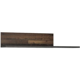 Florence Brooklyn Floating Shelf Walnut and Dark Matera Grey - Size: 22 x 120 x 22cm - Furniture to Go - Wilko - thumbnail 3