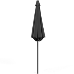 Living and Home Dark Grey 24 LED Crank Lift Garden Parasol 3m - Wilko - thumbnail 4