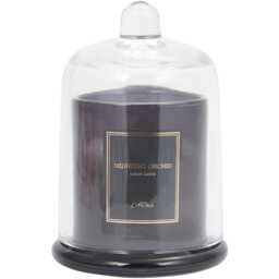 Midnight Orchid Bell Jar Candle - Black - True Aroma - Wilko - thumbnail 1