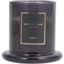 Midnight Orchid Bell Jar Candle - Black - True Aroma - Wilko - thumbnail 4