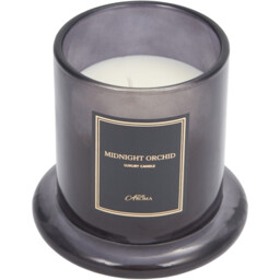 Midnight Orchid Bell Jar Candle - Black - True Aroma - Wilko - thumbnail 3