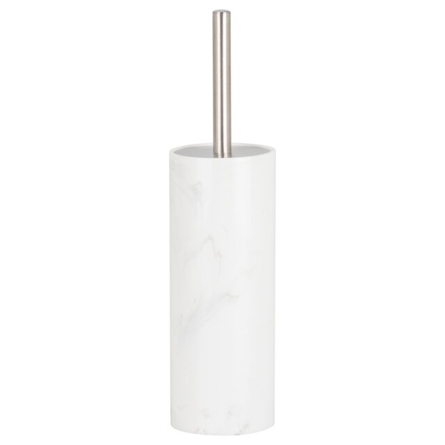 Attica Marble Effect Toilet Brush Holder - Size: 9 x 36 x 9cm - Wilko