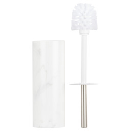 Attica Marble Effect Toilet Brush Holder - Size: 9 x 36 x 9cm - Wilko - thumbnail 3