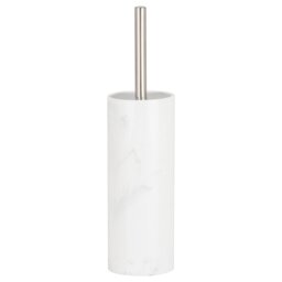 Attica Marble Effect Toilet Brush Holder - Size: 9 x 36 x 9cm - Wilko