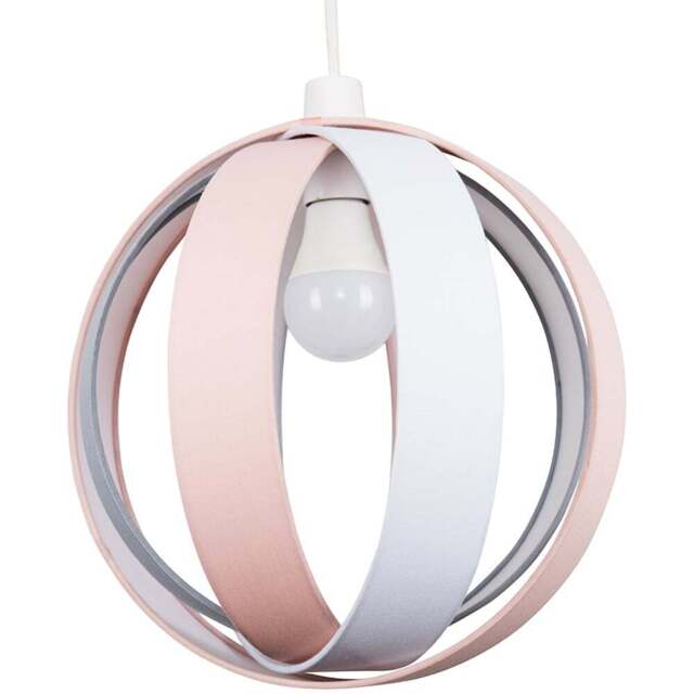 ValueLights J90 Dusky Pink Easy Fit Ceiling Light Shade - Size: 29 x 5.5 x 29cm - Wilko - image 1