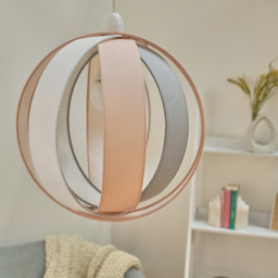 ValueLights J90 Dusky Pink Easy Fit Ceiling Light Shade - Size: 29 x 5.5 x 29cm - Wilko - thumbnail 6